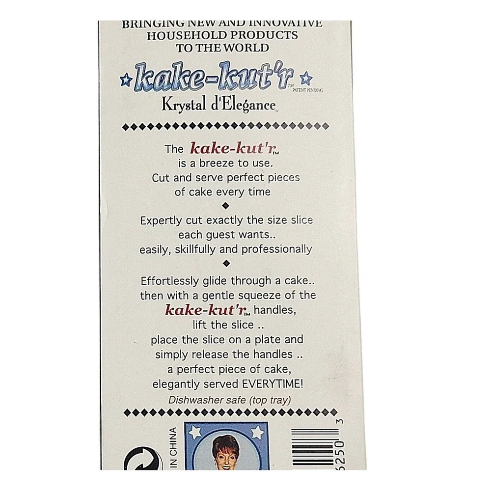 Perfect‎ Cake Cutter Server Debbie Meyer Kake Kut'r V shape Triangle
